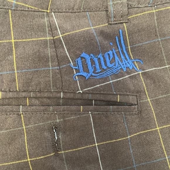 O’NEAL Men's Brown Plaid 🩳 Shorts - Picture 6 of 7